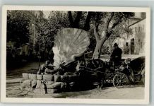 00100 Roma Rom Foto AK Denkmal La Fontana delle Api Piazza Barberini Kutsche