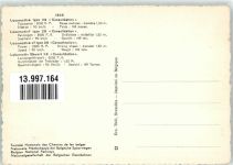 Belgien National Railway 1946 LOK Type 29/251 Dampflokomotive