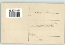 04103 O7000 Leipzig - Emailleschild Maggi Ort handschriftlich
