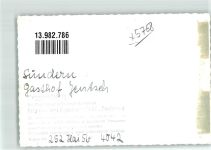 59846 W5768 Sundern Sauerland FOTO KEINE AK Gasthaus Jentsch Ort handschriftlich