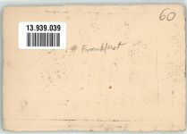 60308 W6000 Frankfurt am Main 1905 KEINE AK sign. Franz von Horen Künstlerkarte Ort handschriftlich
