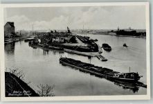 79576 W7858 Weil am Rhein - Rheinhafen Basel Binnenschiffe
