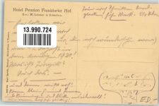 61389 W6384 Schmitten , Taunus 1921 - Hotel Frankfurter Hof