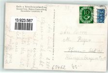 65462 W6095 Ginsheim-Gustavsburg - Ev. Kirche Verwaltungsgebäude der M.A.N. Schule Schleuse