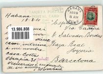 Havanna La Habana 1910 Foto AK Marktszene Tracht