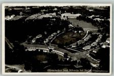 O1551 Elstal Olympisches Dorf Döberitz Hansa Fliegeraufnahme Olympiade 1936 1936 Foto AK