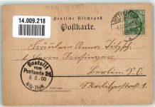 06749 O4400 Bitterfeld 1900 Passepartout Bitterfelder Rathaus Marktszene
