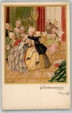 Verlag A. Rökl Serie 1433 Mozart als Kind Ebner, Pauli Lithographie
