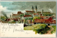 85354 W8050 Freising , Oberbay 1899 Lithographie Adelskorrespondenz