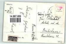 Trnava Tyrnau 1943 Foto AK Geschäft