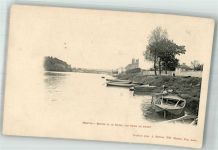 44000 Nantes Foto AK Bords de la Seine