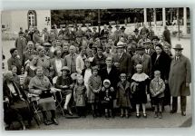 32805 W4934 Bad Meinberg Privatfoto AK Gruppenfoto Ort handschriftlich