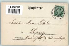 37269 W3440 Eschwege 1901 - Ort lt. Stempel