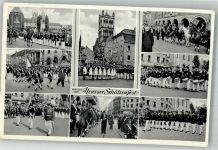 41460 W4040 Neuss Gebrauchsspuren Neusser Schützenfest Schützenparade