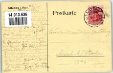 38667 W3396 Altenau , Harz 1921 - Stephansruh Ferienheim d. Brüderschaft d. Stephansstifts