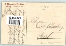 O7000 Leipzig sign. P. Schnorr Polonaise Serie Verlag Otto Schramm Stuttgart Nr. 1 Marquardt Tanzschule Tanzstunde 1918 Künstlerkarte