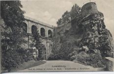 um 1910-20 - Luxemburg, Schloßbrücke,P. C. Schoren