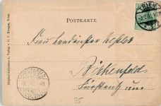 54290 W5500 Trier 1903 Passepartout Römische Moselbrücke Wappen