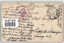 Propaganda WK I Geh dein Weg Koloß Hindenburg 1917 Künstlerkarte