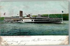 New York City Hudson River Say Line Steamer Albany Dampfer New York