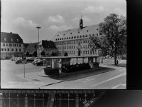 65428 W6090 Rüsselsheim GLASNEGATIV Rathaus