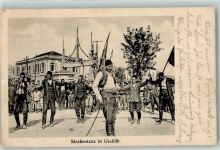 Skopje Uskub 1917 - Straßentanz