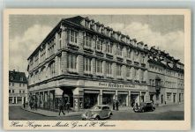 99423 O5300 Weimar , Thür 1945 - Modehaus Hans Kröger am Markt Sonderstempel Tag der Befreiung