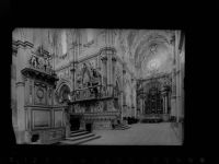96157 W8612 Ebrach , Oberfr GLASNEGATIV Kloster Kirche
