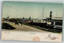 4201 Gorinchem 1904 Foto AK Hafen Rivierkade