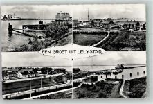 8211 Lelystad Foto AK Hafen Zuiderzeewerken