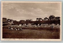 2201 Noordwijk 1913 Foto AK Zuid Boulvard mit Strand