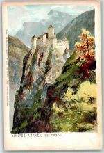 Bozen Bolzano Schloß Karneid Zieher, Ottmar 2900 Heliocolorkarte Diemer, Z. 1900