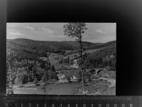 59969 W5789 Bromskirchen GLASNEGATIV Blick ins Linsphertal