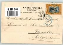 Kinshasa Léopoldville 1903 Foto AK Pension