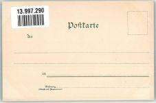 W8107 Ettal Schloß Linderhof Zieher, Ottmar Nr. 1441 Diemer, Z. 1900 Lithographie