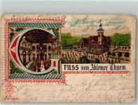 30159 W3011 Ahlem , Kr Hannover 1897 Gebrauchsspuren Lithographie Ahlemer Turm