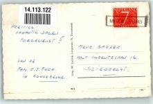 4374 Zoutelande Foto AK Kirche Strand Boulveard