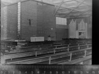 46359 W4284 Heiden , Kr Borken, Westf GLASNEGATIV Kath. Kirche St. Georg