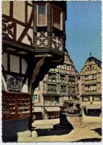 54470 W5550 Bernkastel um 1960/70 - Fachwerkhäuser,R. Hörting AKU1