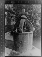 48624 W4437 Eggerode GLASNEGATIV Marienbrunnen