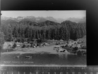 82431 W8111 Walchensee , Oberbay GLASNEGATIV Am Walchensee