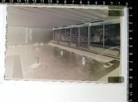 76571 W7560 Rotenfels , Baden Kunststoff-Negativ / Dia-Positiv KEINE AK Kleber auf Schutzfolie Badgaststätte