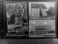 30159 W3001 Wettbergen GLASNEGATIV Mehrfachbildkarte