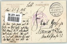 02320 Anizy-le-Chateau 1916 Foto AK Feldpost WK I Nr- 87 Orts-Kommandant Soldatenheim