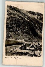 Kleine Teichbaude 1942 Foto AK Riesengebirge Kleine Teichbaude