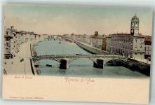 56100 Pisa Foto AK Ponte di Mezzo
