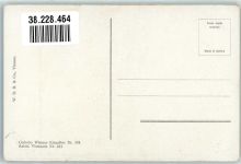 sign. Massmann, Hans Junge Frau mit Laute Nr. 434 W.R.B. & Co. Wien - Galerie Wiener Künstler Künstlerkarte