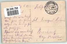 08300 Rethel 1915 Foto AK LKW Kirche Trümmer Feldpost WK I Nr. 46