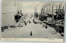 34100 Trieste / Triest / Trst 1909 Foto AK Hafen Karlsmole