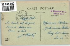 73500 Modane 1918 Foto AK Feldpost Frankreich Commissaire Militäre